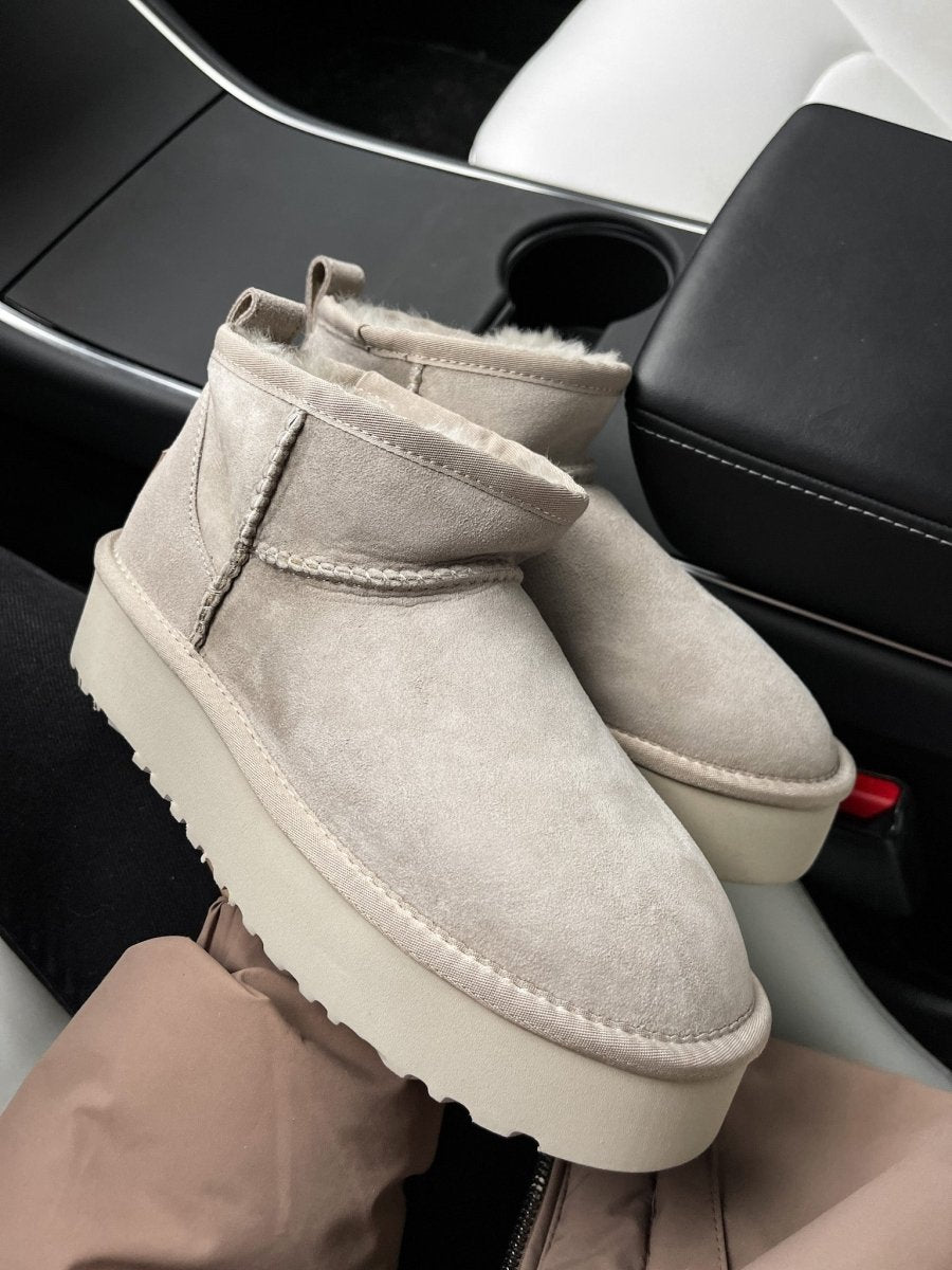 UGG Classic Ultra Mini Platform Light Grey - oceanhype - 