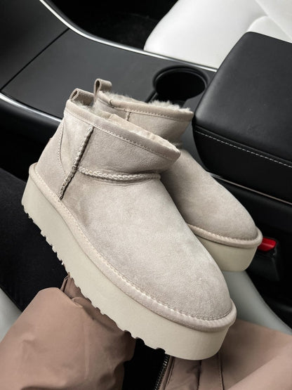 UGG Classic Ultra Mini Platform Light Grey - oceanhype - 