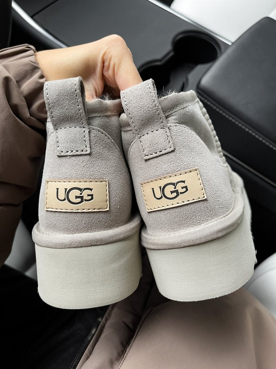 UGG Classic Ultra Mini Platform Light Grey - oceanhype - 