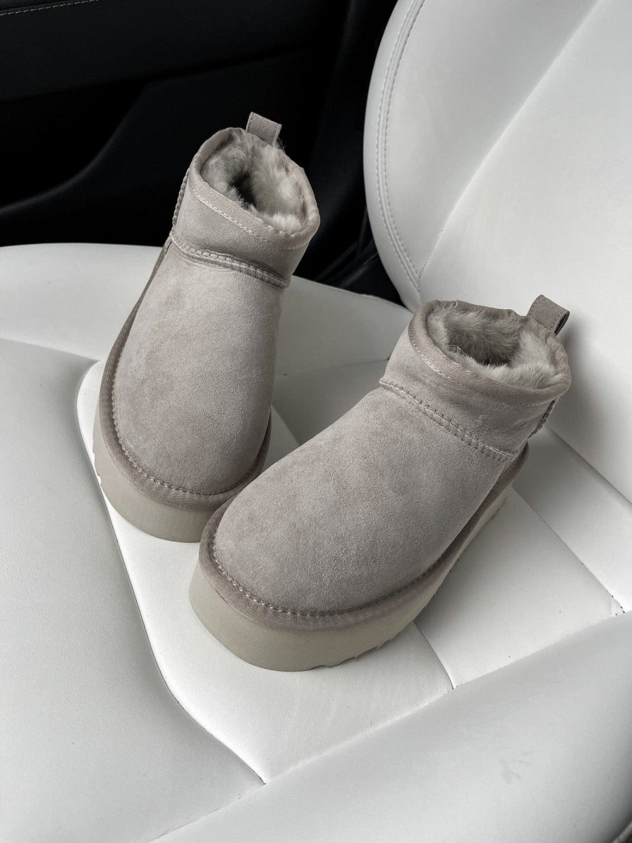 UGG Classic Ultra Mini Platform Light Grey - oceanhype - 