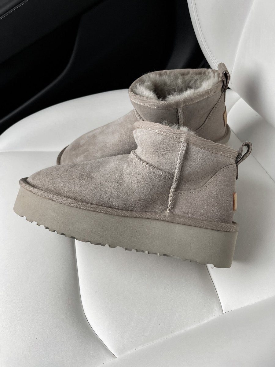 UGG Classic Ultra Mini Platform Light Grey - oceanhype - 