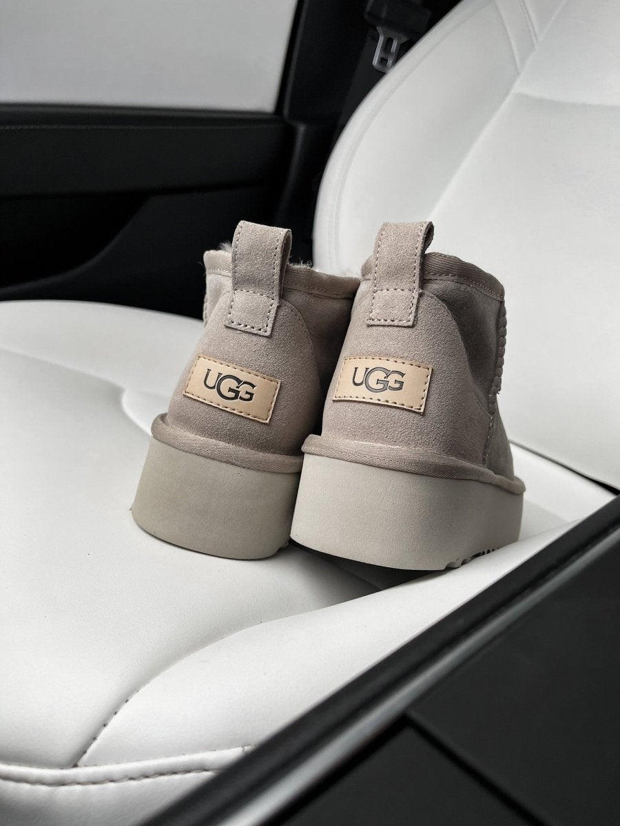 UGG Classic Ultra Mini Platform Light Grey - oceanhype - 