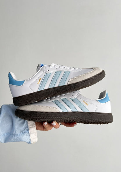 Adidas Samba White Blue - oceanhype - 