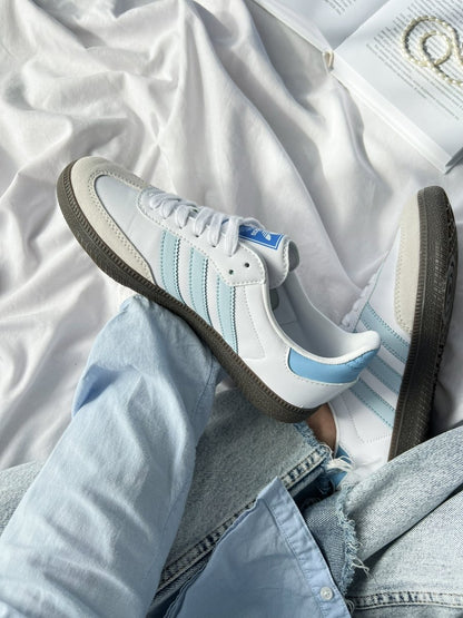 Adidas Samba White Blue - oceanhype - 