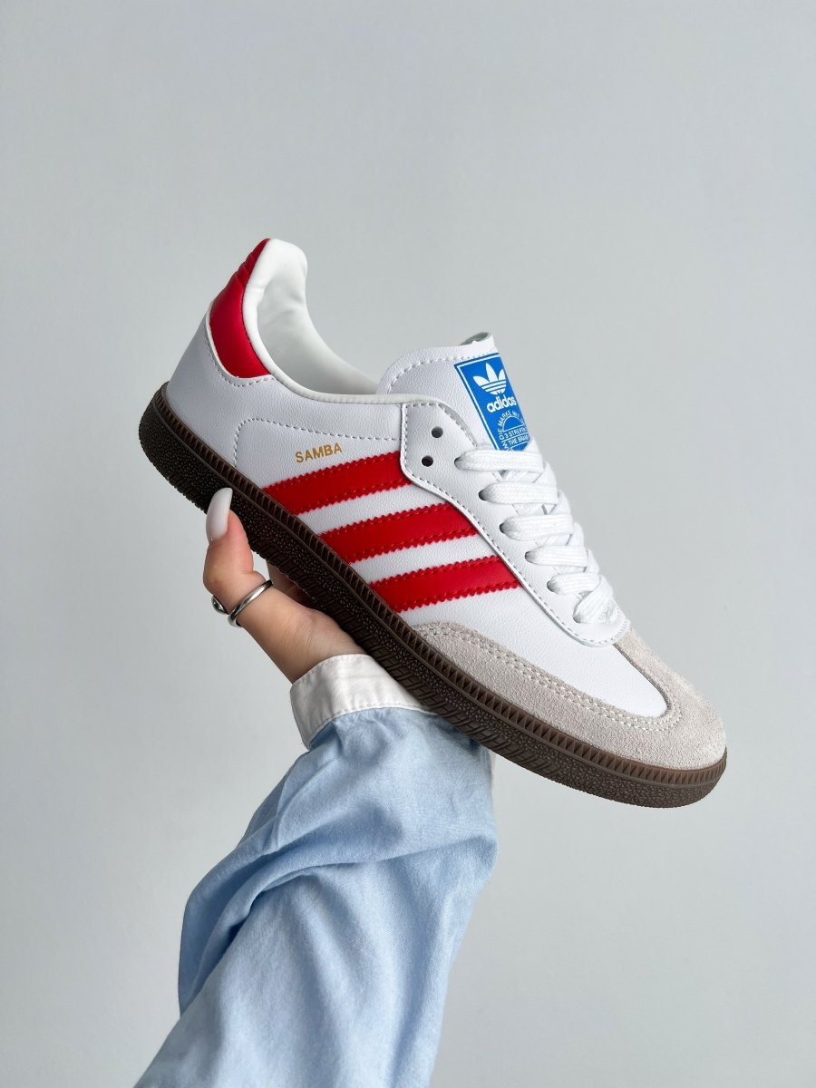Adidas Humanrace Samba White Scarlet - oceanhype - 