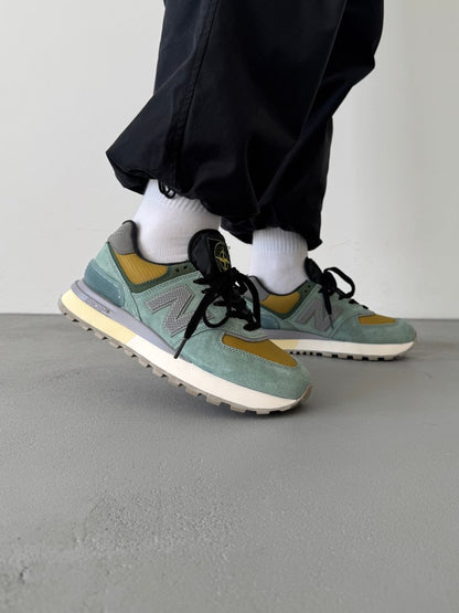 New Balance 574 Legacy Stone Island Light Green - oceanhype - 