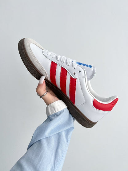Adidas Humanrace Samba White Scarlet - oceanhype - 