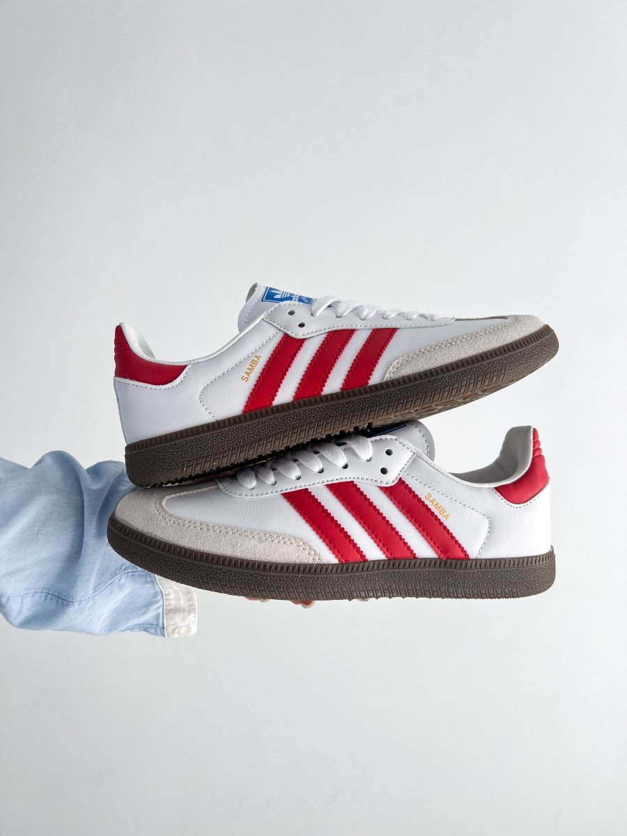 Adidas Humanrace Samba White Scarlet - oceanhype - 