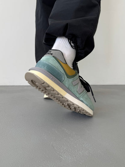 New Balance 574 Legacy Stone Island Light Green - oceanhype - 
