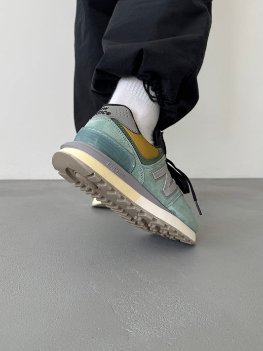 New Balance 574 Legacy Stone Island Light Green - oceanhype - 