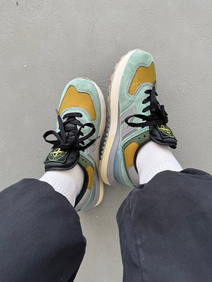New Balance 574 Legacy Stone Island Light Green - oceanhype - 