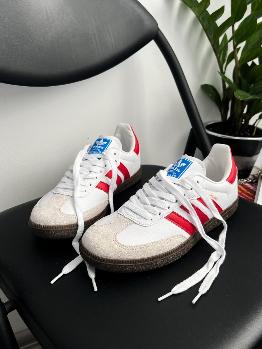 Adidas Humanrace Samba White Scarlet - oceanhype - 