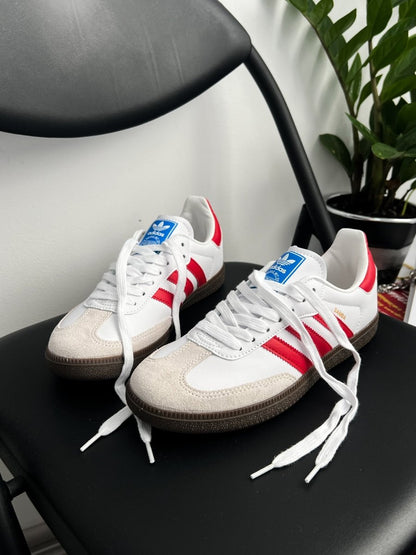 Adidas Humanrace Samba White Scarlet - oceanhype - 