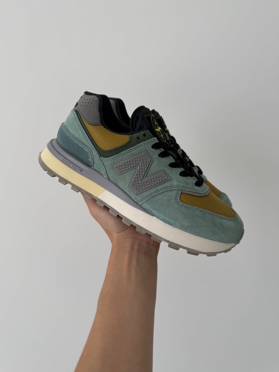 New Balance 574 Legacy Stone Island Light Green - oceanhype - 