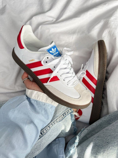 Adidas Humanrace Samba White Scarlet - oceanhype - 