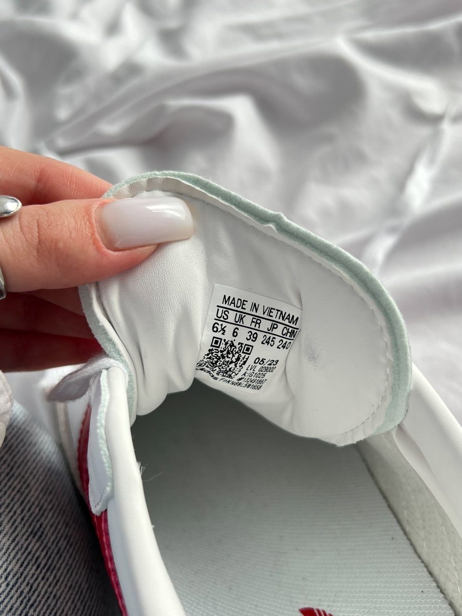 Adidas Humanrace Samba White Scarlet - oceanhype - 