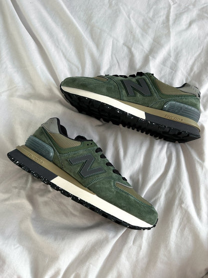 New Balance 574 Legacy Stone Island Dark Green - oceanhype - 