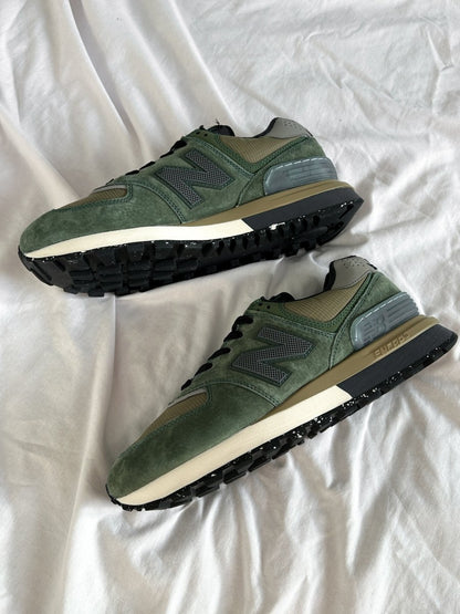 New Balance 574 Legacy Stone Island Dark Green - oceanhype - 