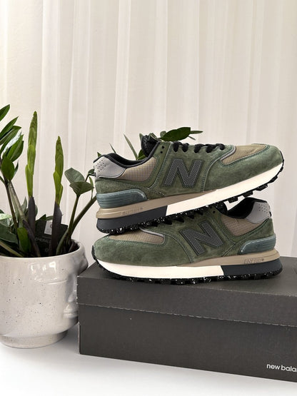 New Balance 574 Legacy Stone Island Dark Green - oceanhype - 