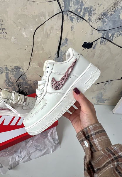 Nike Air Force 1 Low Molten Metal Swoosh Pack Pink - oceanhype - 