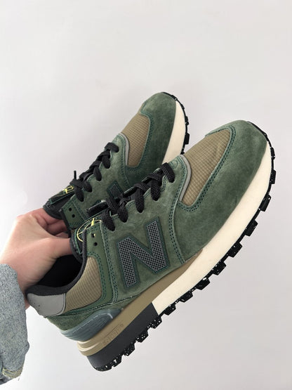 New Balance 574 Legacy Stone Island Dark Green - oceanhype - 