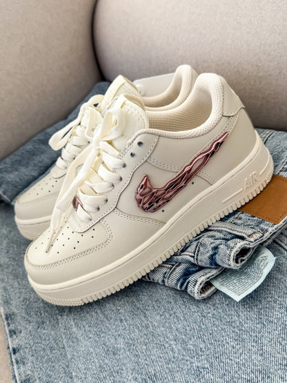 Nike Air Force 1 Low Molten Metal Swoosh Pack Pink - oceanhype - 