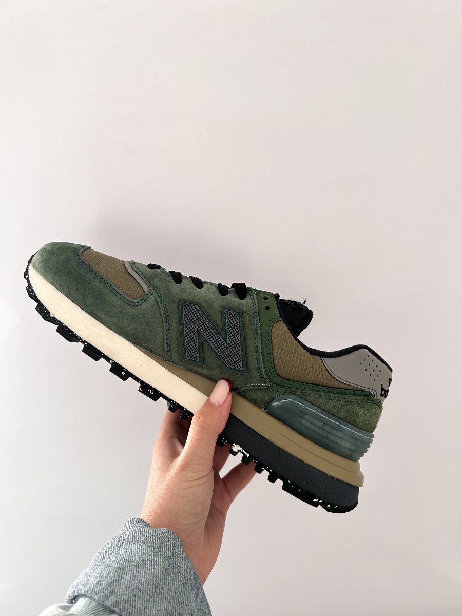 New Balance 574 Legacy Stone Island Dark Green - oceanhype - 