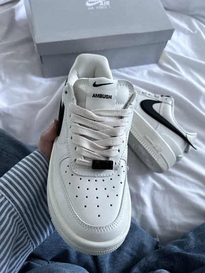 Nike Air Force 1 Low x AMBUSH White Black - oceanhype - 
