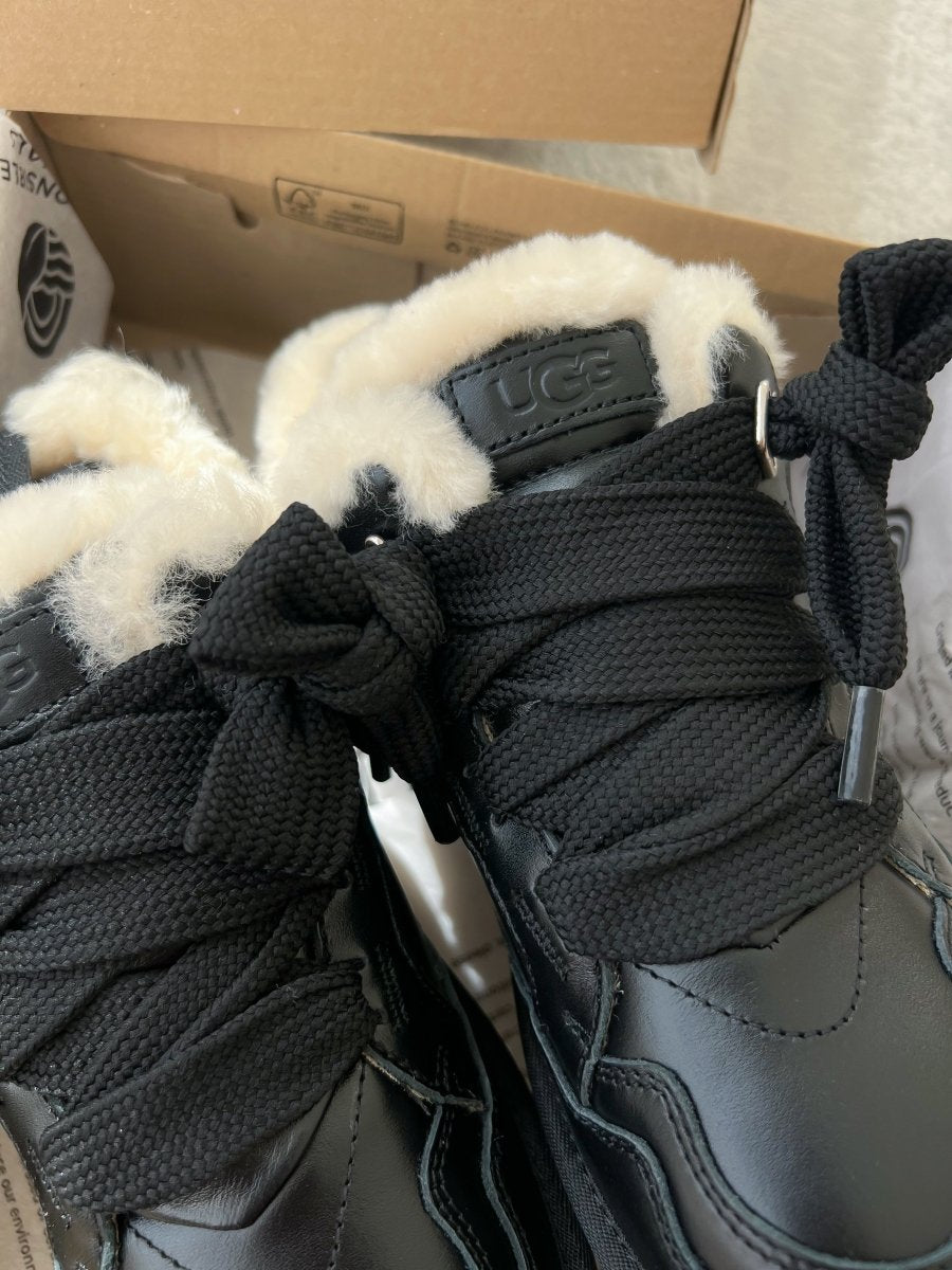 UGG Lowmel Sneaker Leather Black - oceanhype - 