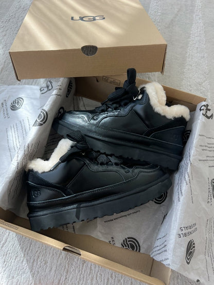 UGG Lowmel Sneaker Leather Black - oceanhype - 