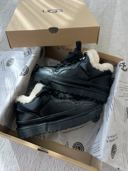 UGG Lowmel Sneaker Leather Black - oceanhype - 