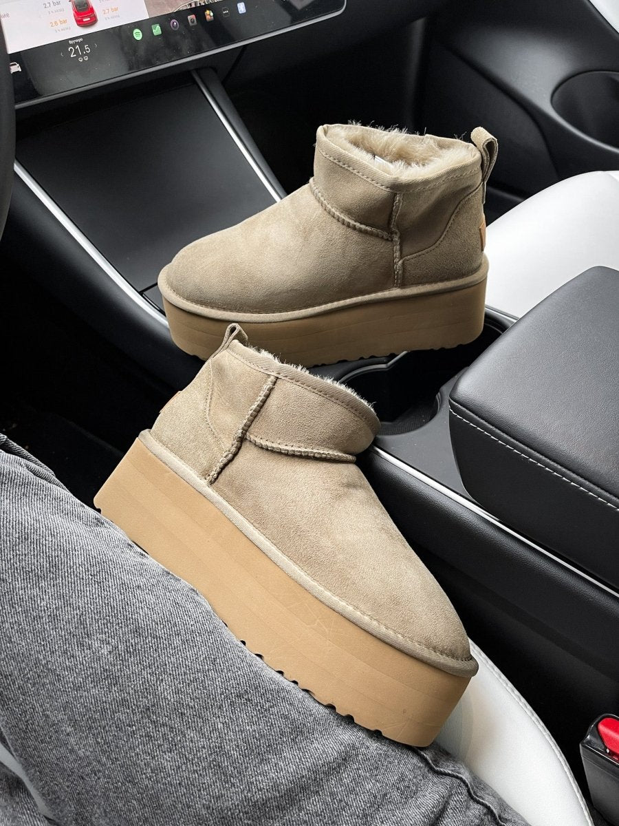UGG Ultra Mini Platform Khaki - oceanhype - 