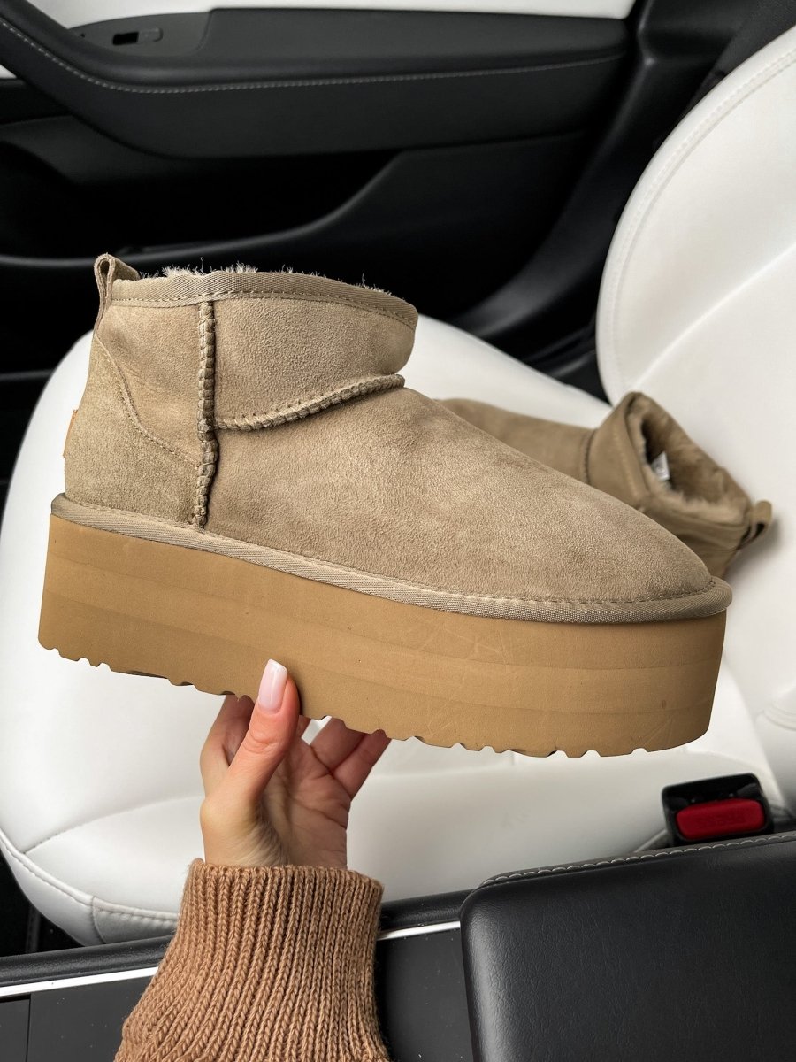 UGG Ultra Mini Platform Khaki - oceanhype - 