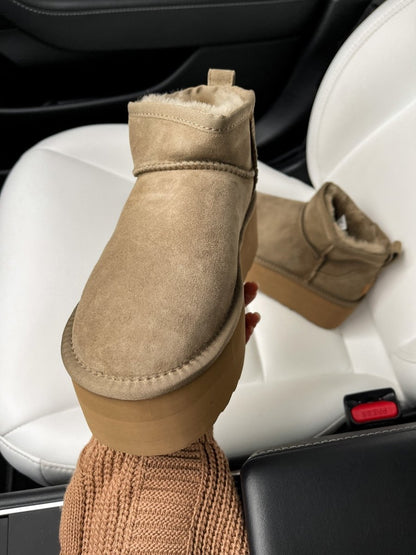 UGG Ultra Mini Platform Khaki - oceanhype - 