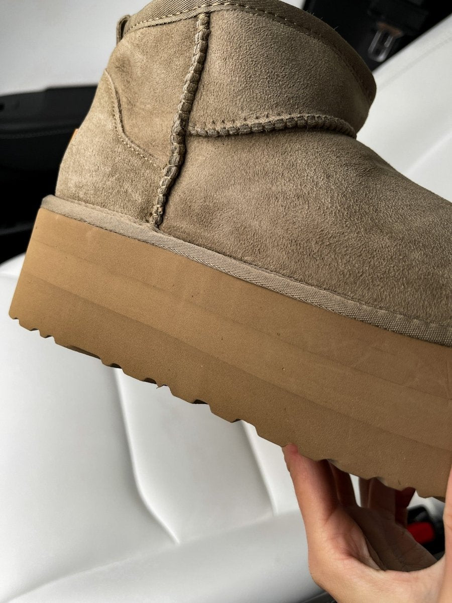UGG Ultra Mini Platform Khaki - oceanhype - 