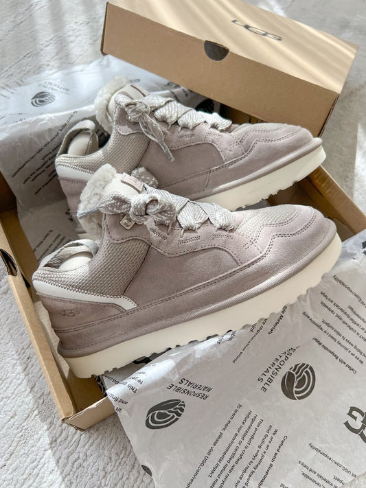 UGG Lowmel Sneaker Leather Grey - oceanhype - 