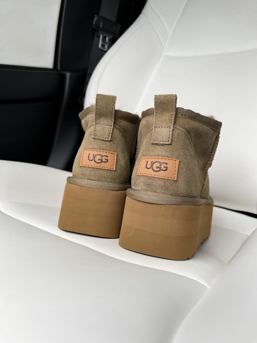 UGG Ultra Mini Platform Khaki - oceanhype - 