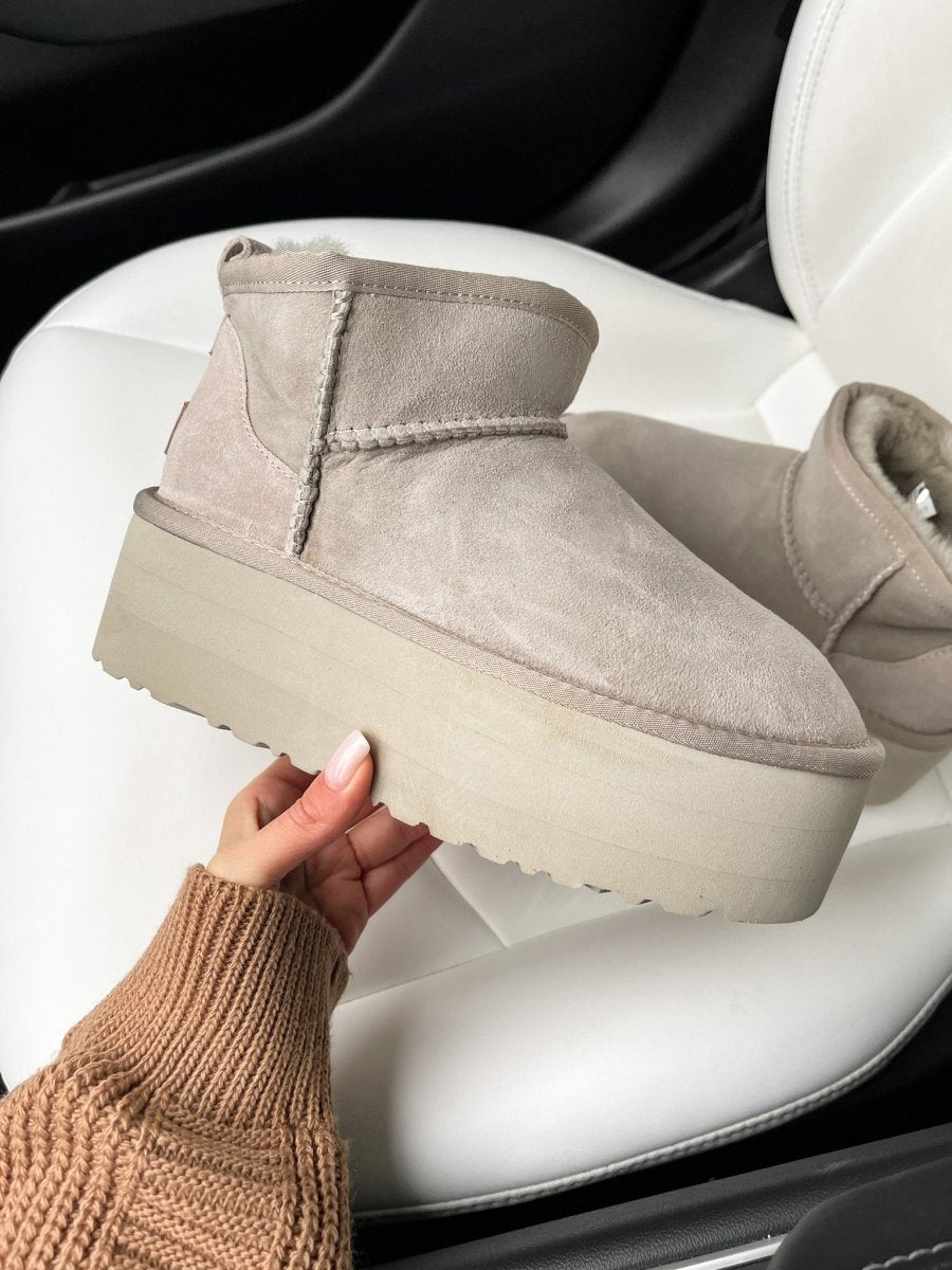 UGG Ultra Mini Platform Light Grey - oceanhype - 