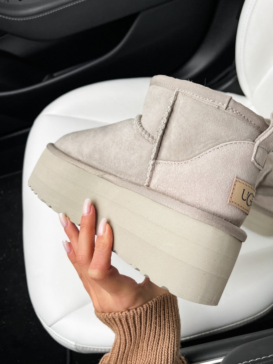 UGG Ultra Mini Platform Light Grey - oceanhype - 