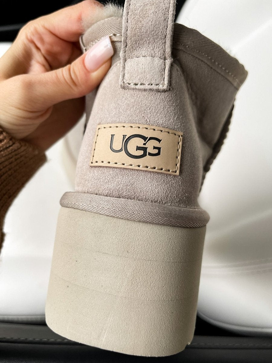 UGG Ultra Mini Platform Light Grey - oceanhype - 