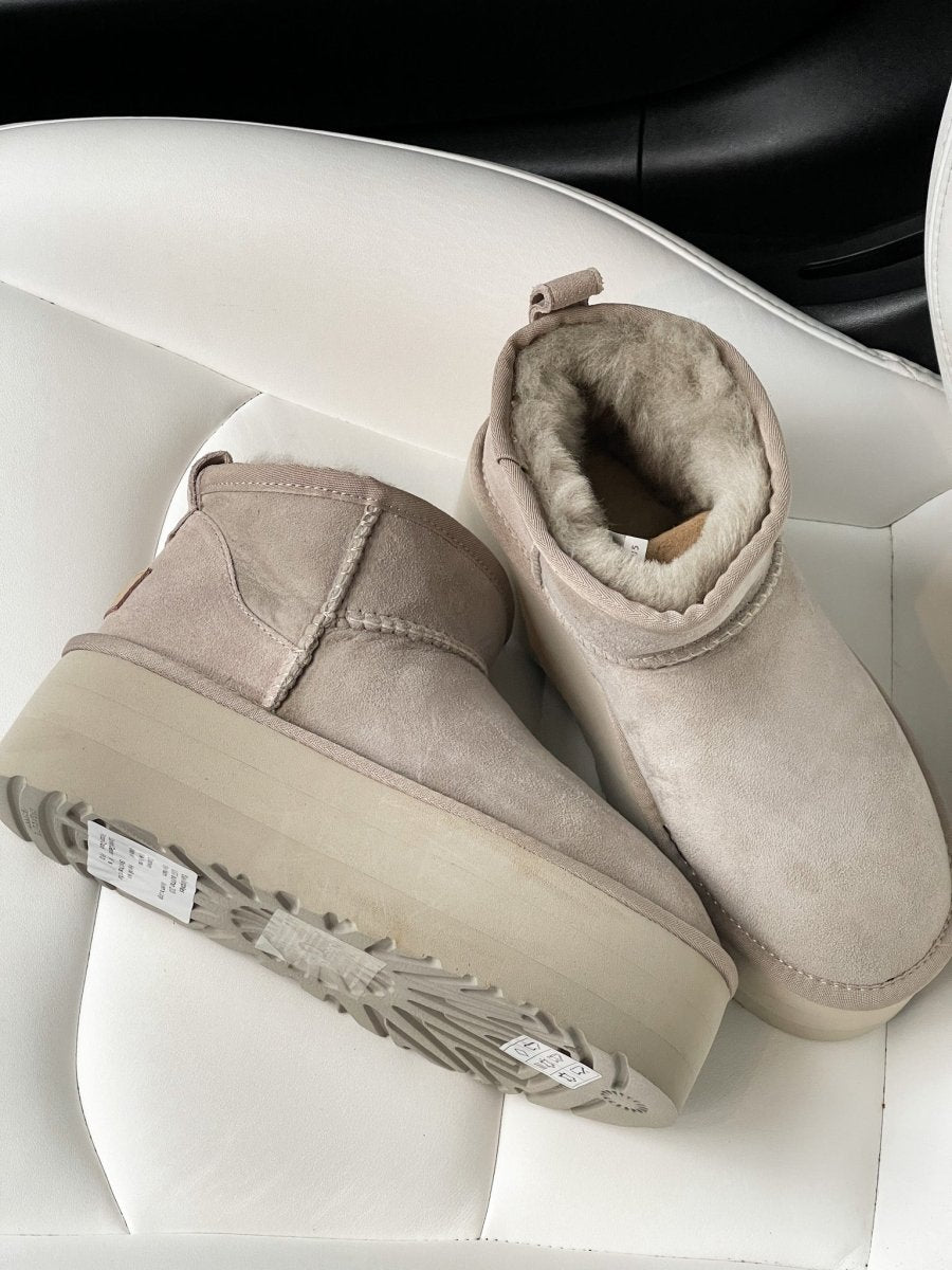 UGG Ultra Mini Platform Light Grey - oceanhype - 