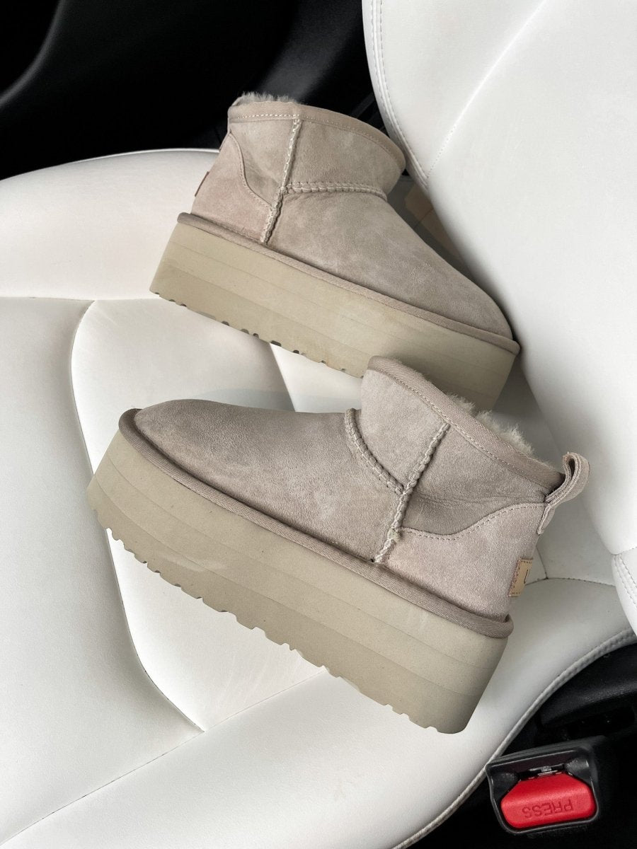 UGG Ultra Mini Platform Light Grey - oceanhype - 