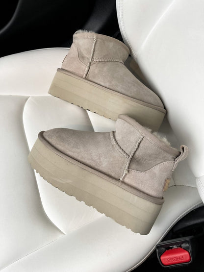 UGG Ultra Mini Platform Light Grey - oceanhype - 
