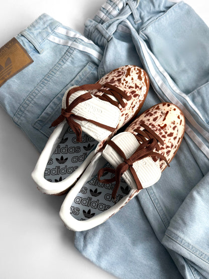 Adidas Samba LT Cow Print Brown White