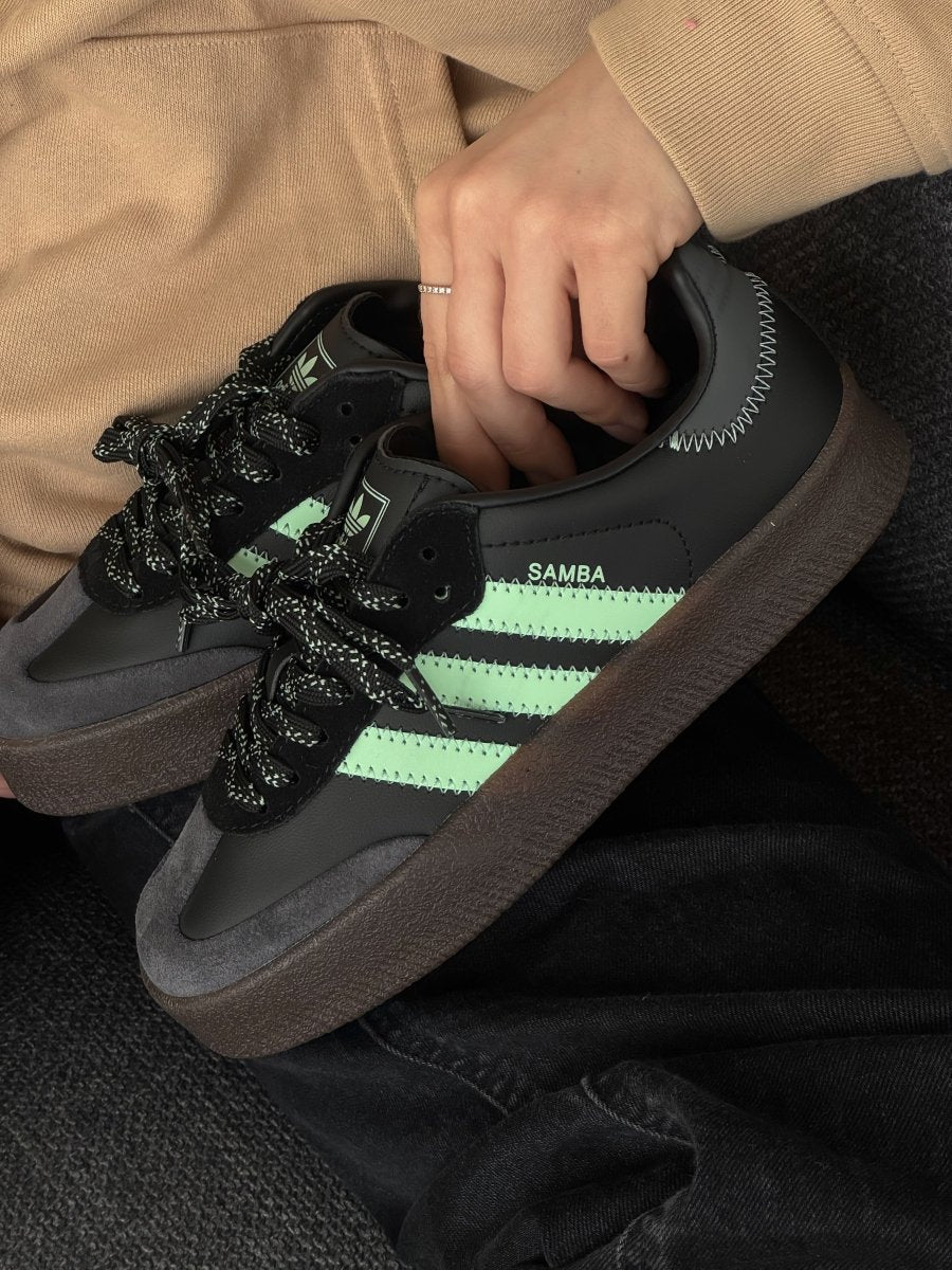 Adidas Samba XLG Black Green - oceanhype - 