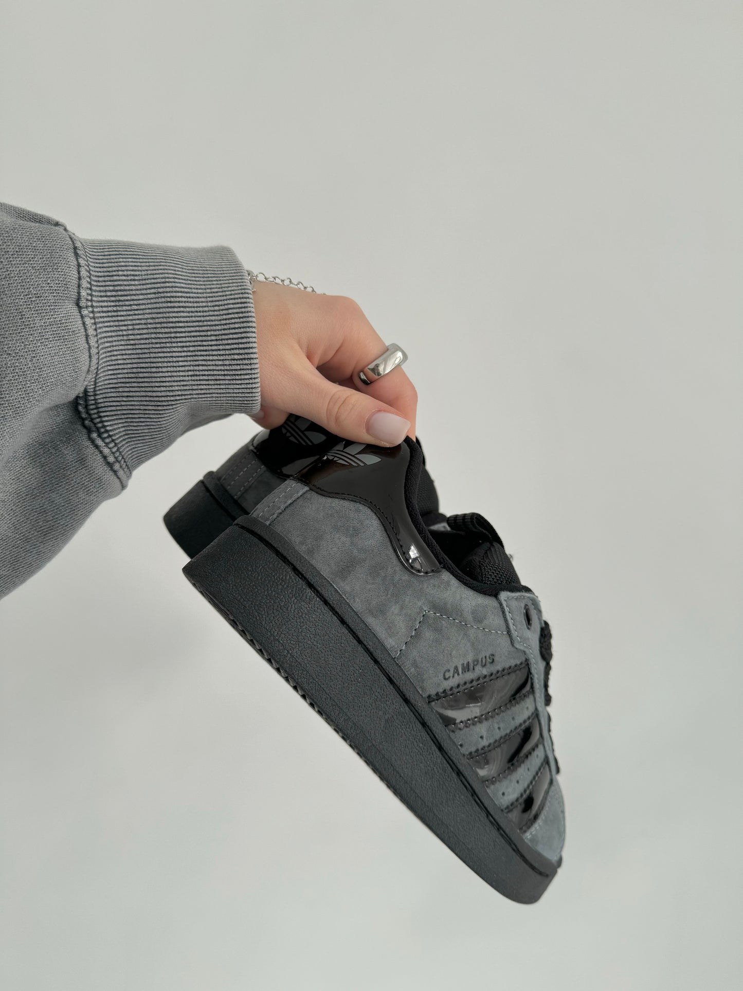 Adidas Campus Dark Grey Black