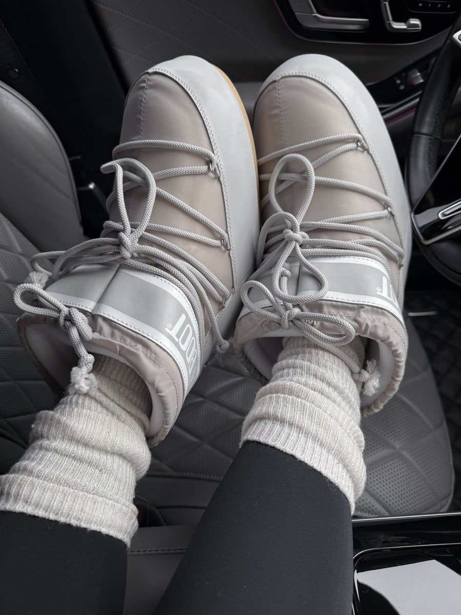 Moon Boot Icon Low Nylon Grey - oceanhype - 