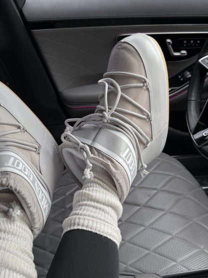 Moon Boot Icon Low Nylon Grey - oceanhype - 