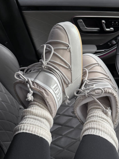 Moon Boot Icon Low Nylon Grey - oceanhype - 