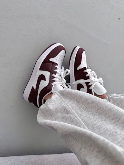 Nike Jordan 1 Retro Low White Burgundy